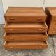 Pair of Scandinavian teak chests of drawers 1960