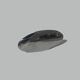 Minimalist oval steel vase