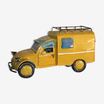 Poussette jouet ancienne pliable marque baby cab pour poupée en métal et  assise en tissu jaune vintage | Selency