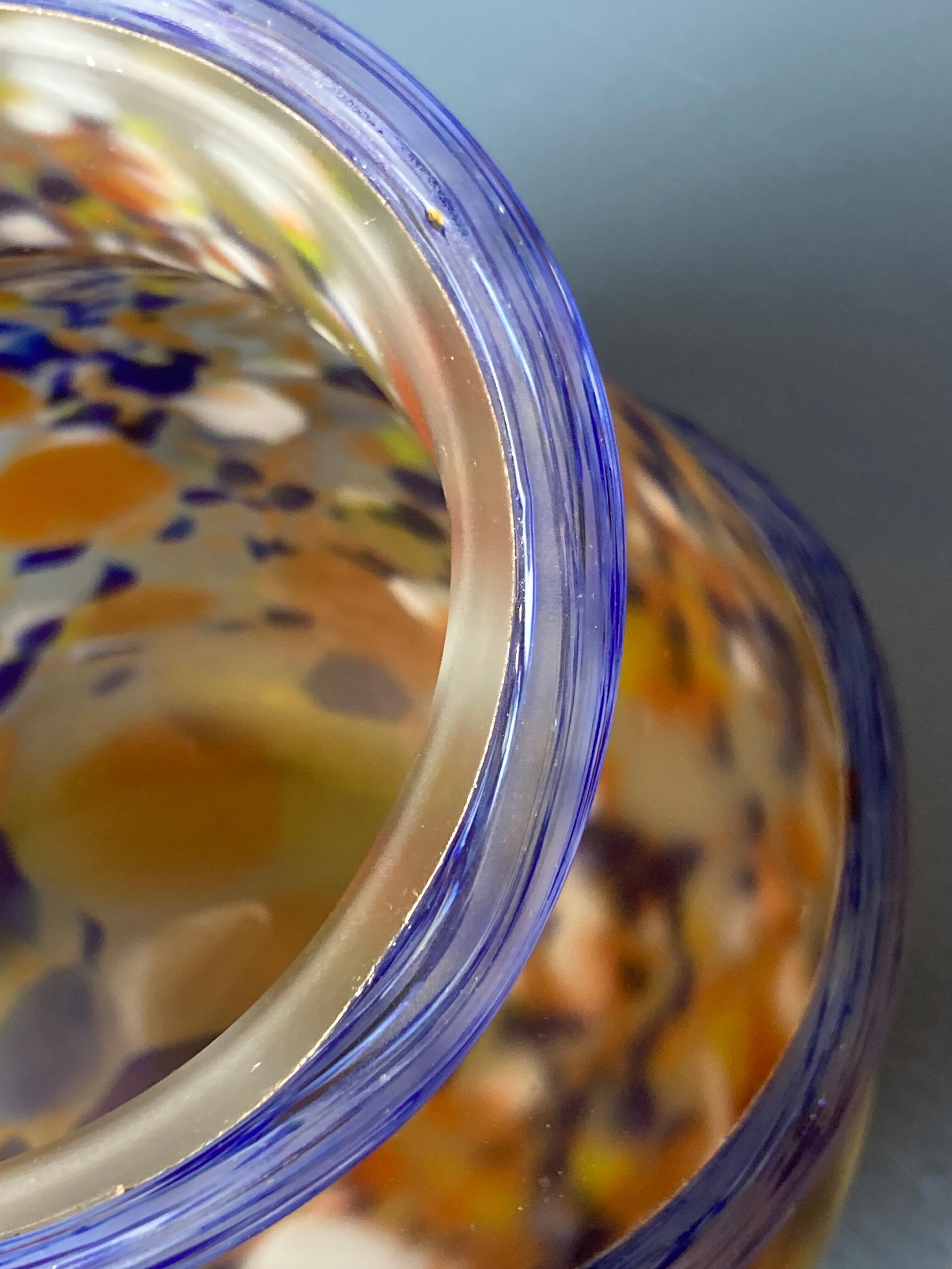 Art Deco vase in glass paste - Muller Frères Luneville