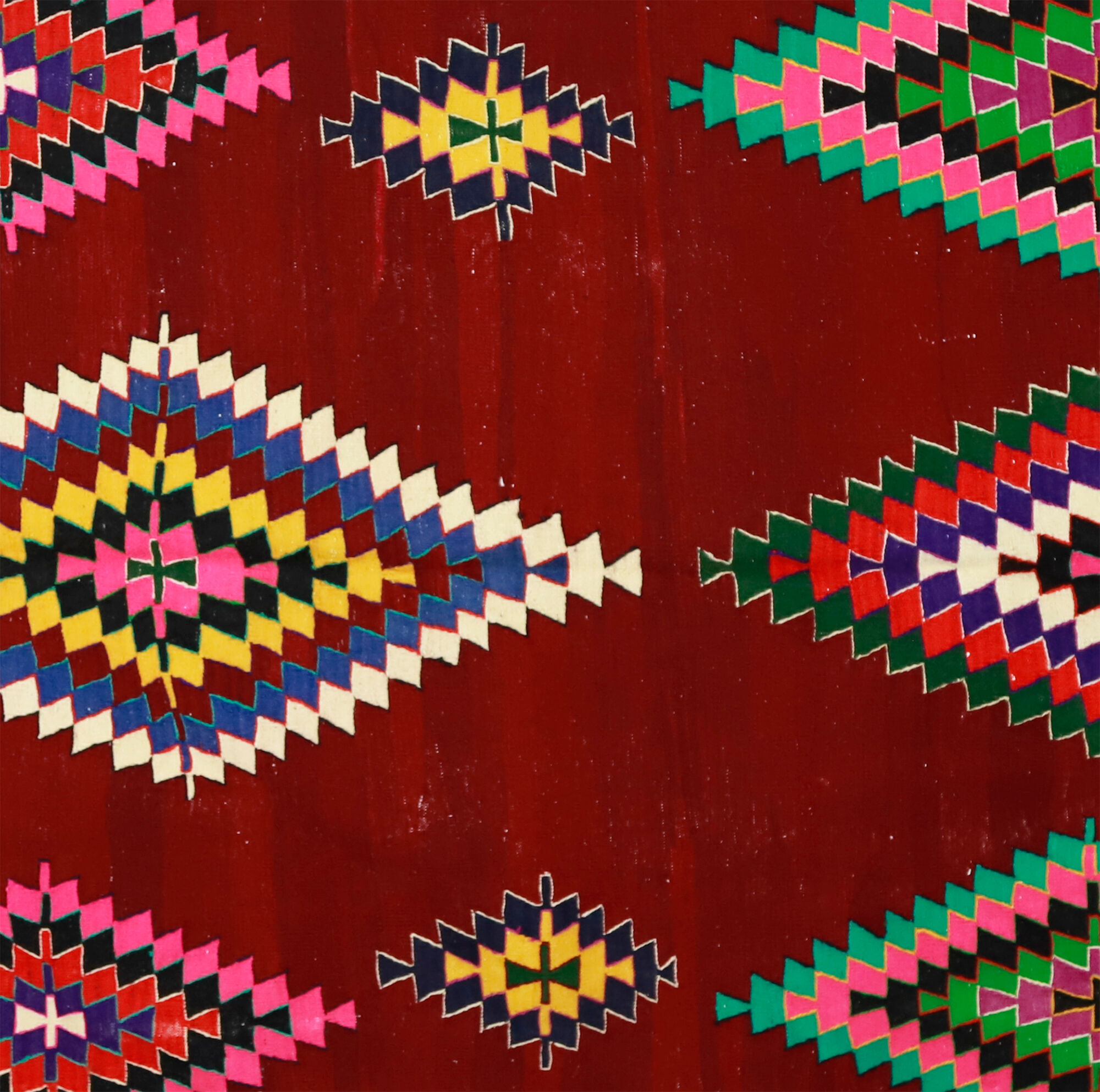 Anatolian handmade kilim rug 340 cm x 164 cm