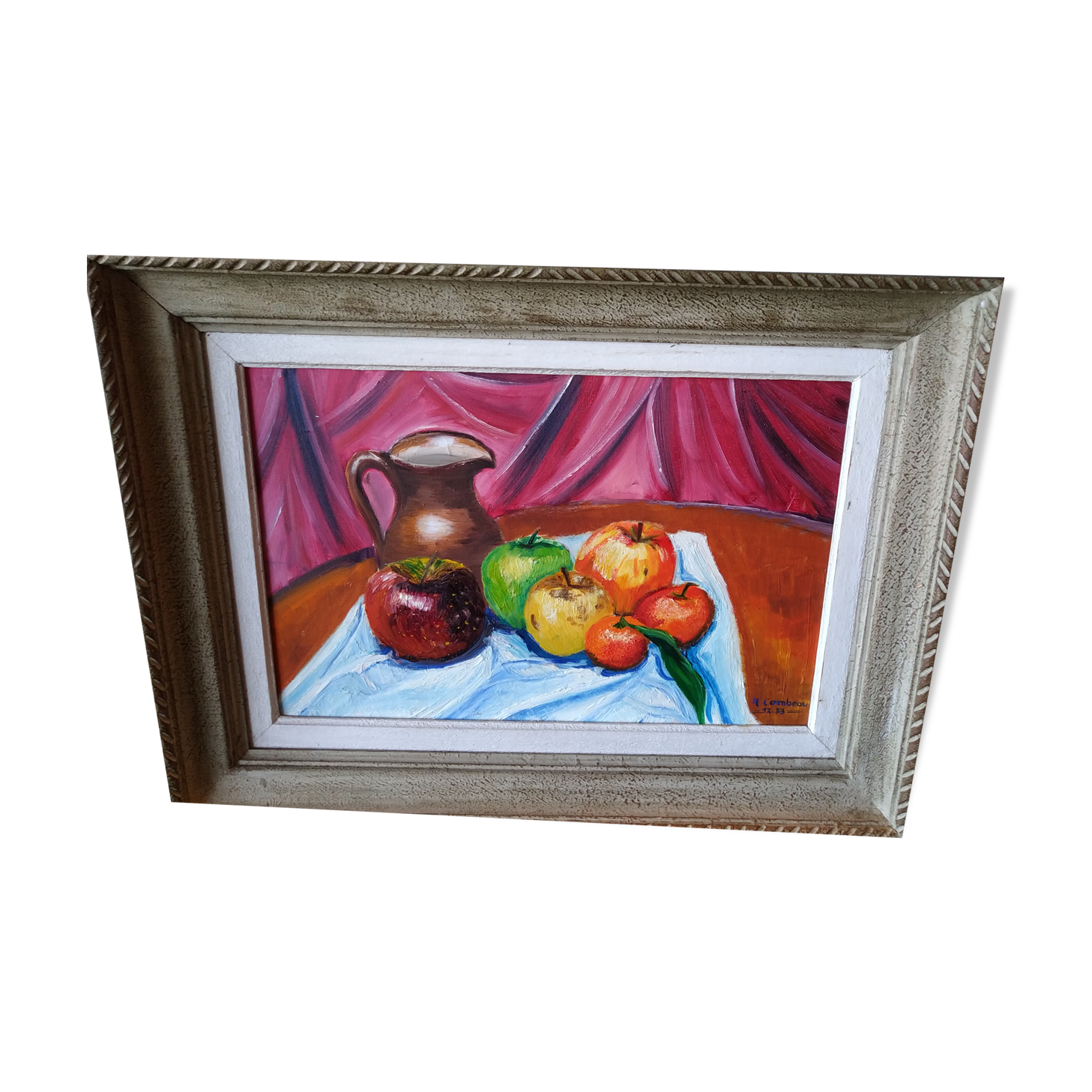 Still life with apples