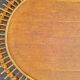 Table basse en rotin années 50