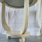 Patinated Art Deco pedestal table