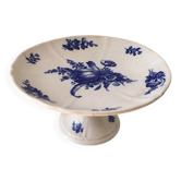 Ancienne coupe sur pied, compotier en terre de fer Villeroy & Boch