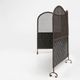 French Art Deco Wrought Iron Fireplace Screen, 1890s