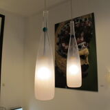 Pair of Murano glass - 1970 Mazzega suspension