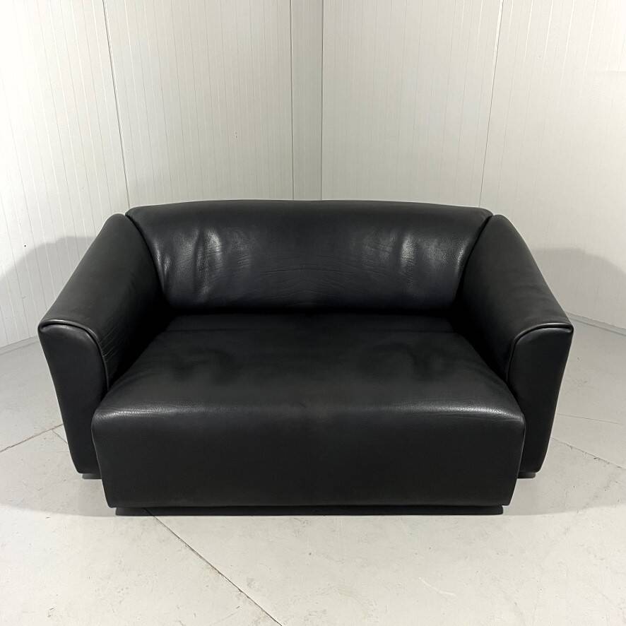 De Sede DS 47 dark brown neckleather 2-1/2 seats sofa