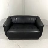 De Sede DS 47 dark brown neckleather 2-1/2 seats sofa