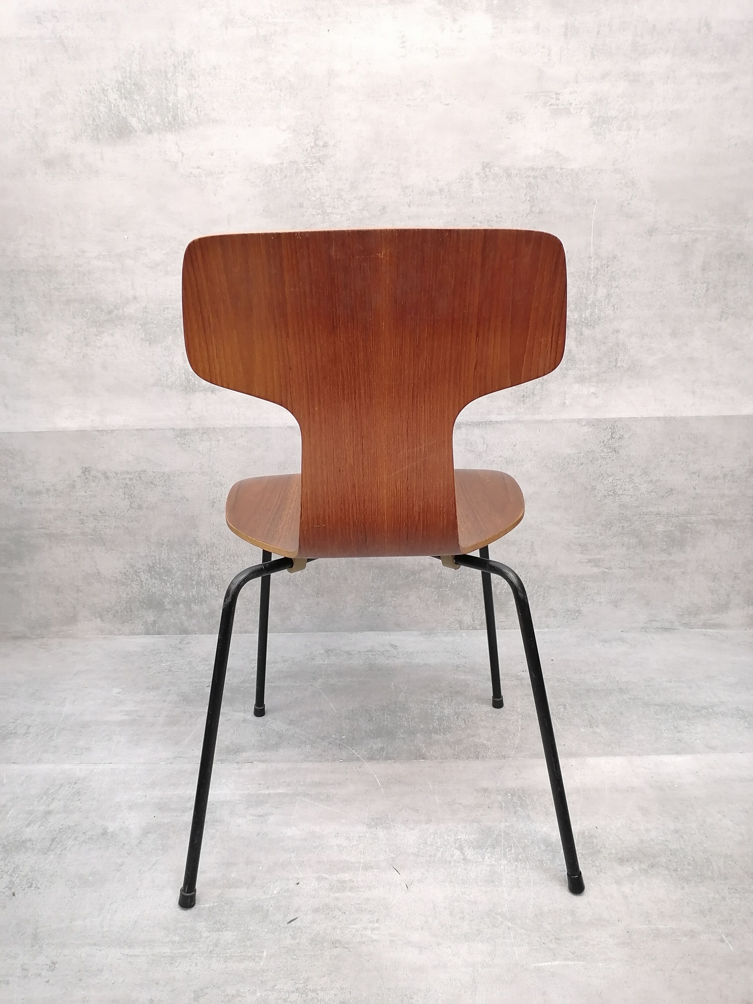 Set of 2 model 3103 Hammer chairs by Arne Jacobsen for Fritz Hansen, Denmark , 1969