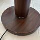 Metal and wood floor lamp