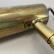 Unique 3-spot brass ceiling light koch and lowy style omi lighting germany, 1970
