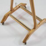 Vintage Italian beech valet by Ico Parisi for Fratelli Reguitti, 1950s