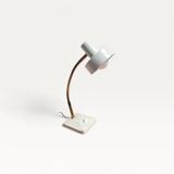 Revised vintage beige and gold Aluminor lamp.