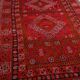 Red Vintage Moroccan Rug 192 x 321 cm - Berber Wool Rug - Handmade Rug Boho