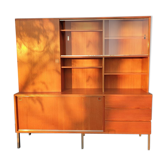 Meuble modulable teck 1960 Arnaud design Louis Paolozzi