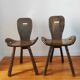 French brutalist vintage chairs from the 60s-70s.