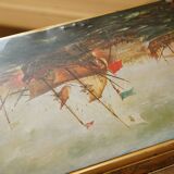 Boîte à clé en tôle lithographiée avec sa clé