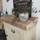 Petit confiturier d'atelier-meuble vintage