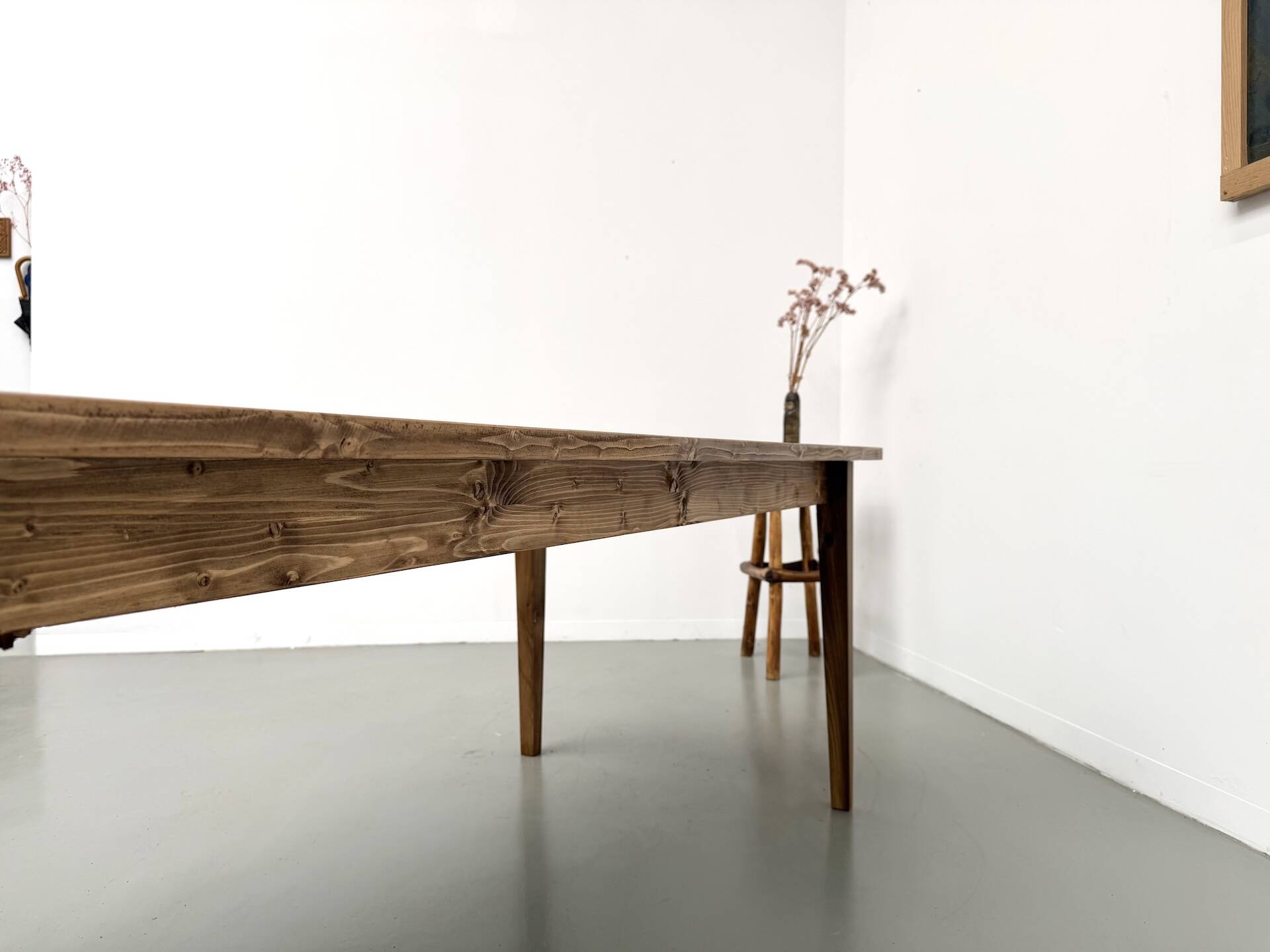 Contemporary farmhouse table, 240 cm