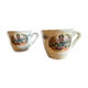 Lot de 2 tasses Sarreguemines