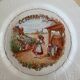 2 assiettes Les mois de l'année Octobre Novembre Saint Amand