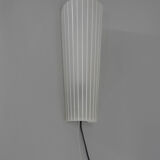 Glass wall lamp, europe, 1970s