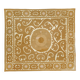 Vintage Turkish hand-knotted rug 127x142 cm