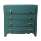 Blue oak chest of drawers