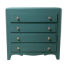 Blue oak chest of drawers