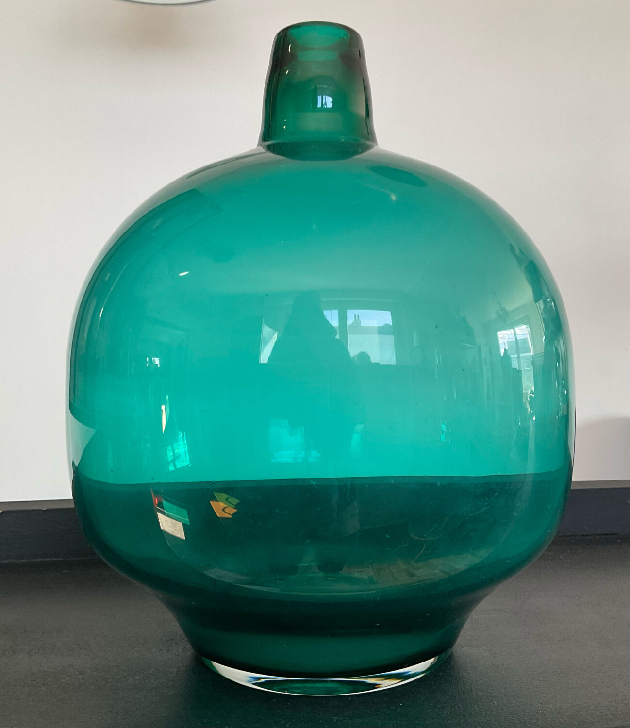 Vintage glass paste vase