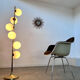 Old Charles and Ray Eames Vitra design armchair from the 70s fiberglass armchair fabric