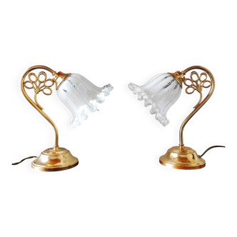 Pair of vintage Italy lamps