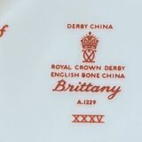 6 tasses à thé en porcelaine anglaise