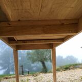 Solid oak farmhouse table 220 X 80 cm