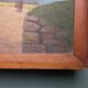 Tableau en bois - Marine au moulin