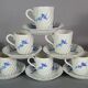 Complete coffee service for 6 people, Haviland Limoges porcelain C649 S