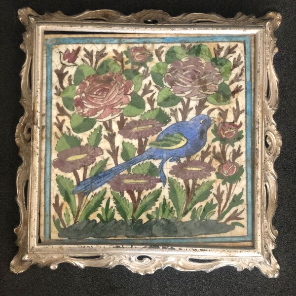 Dessous de plat carreau céramique XIXème