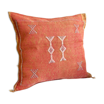 Blood orange cactus silk cushion cover