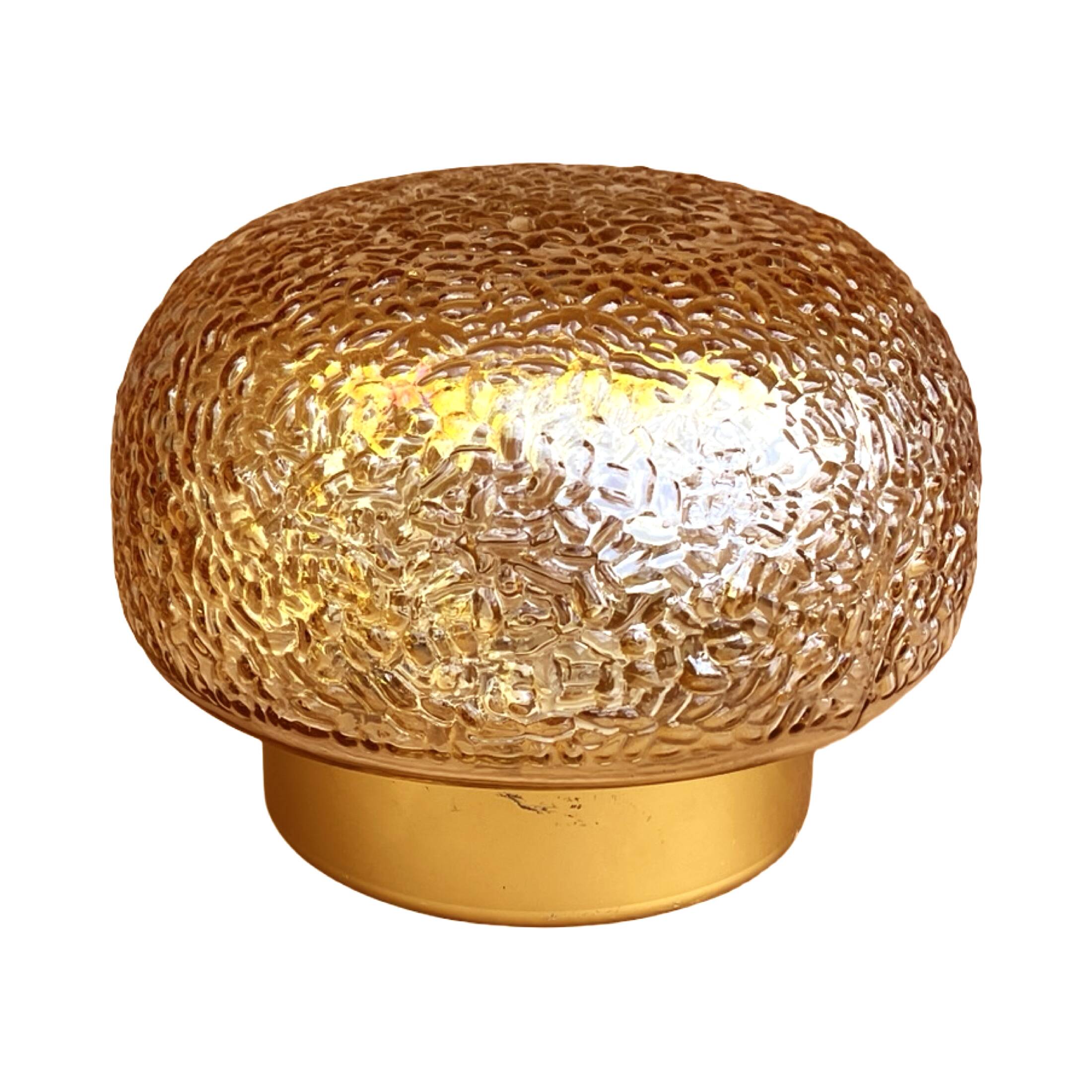 Ceiling lamp, VEB Beleuchtungsglas Kombinat Goerlitz, Germany, 1970s.