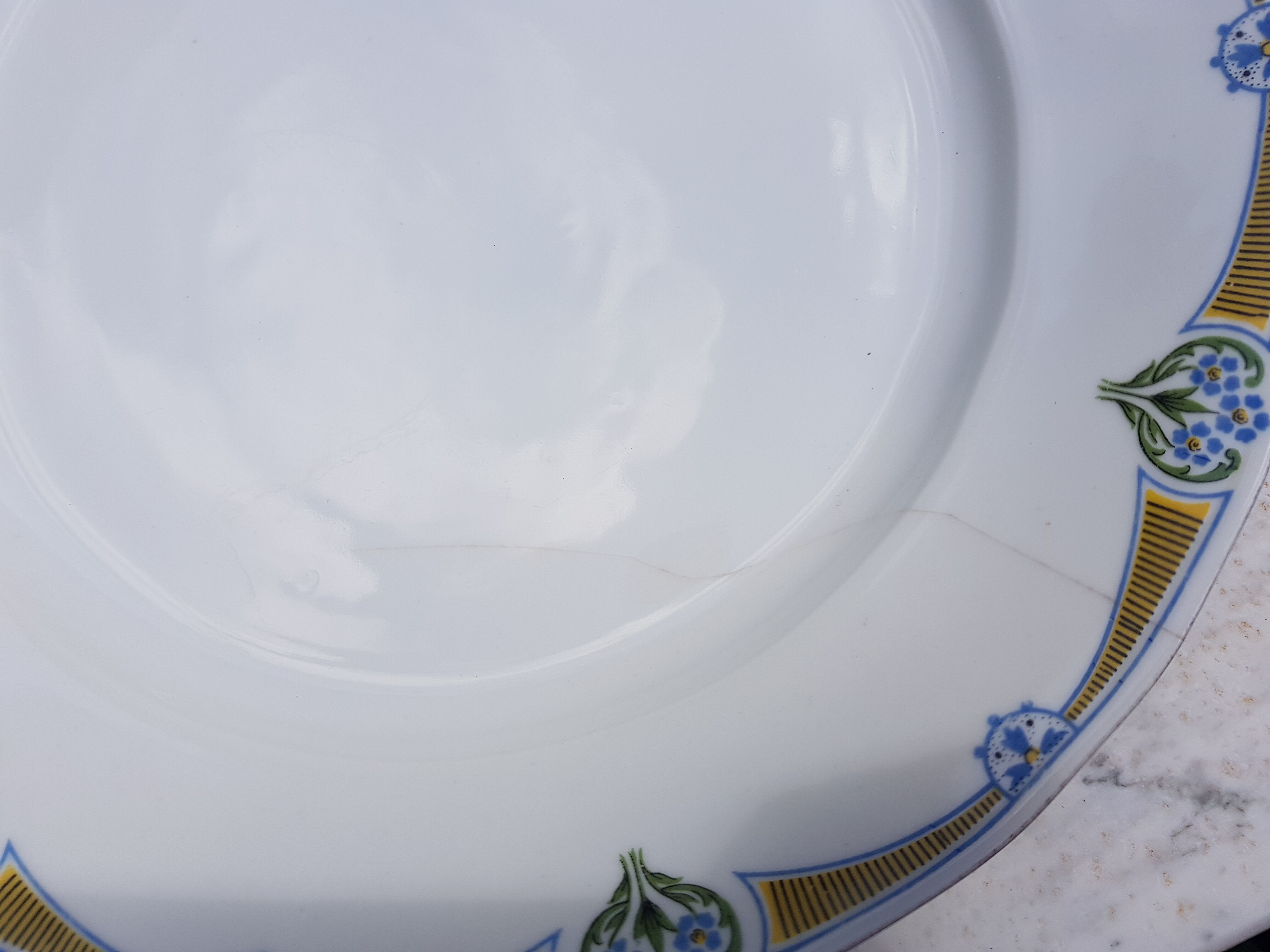 3 large serving dishes in Limoges porcelain