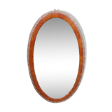 Miroir ovale art déco 40x67cm