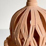 Handmade terracotta tealight candle holder