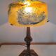 Art Nouveau style lamp 1950 Paris Star Trade Mark and glass paste