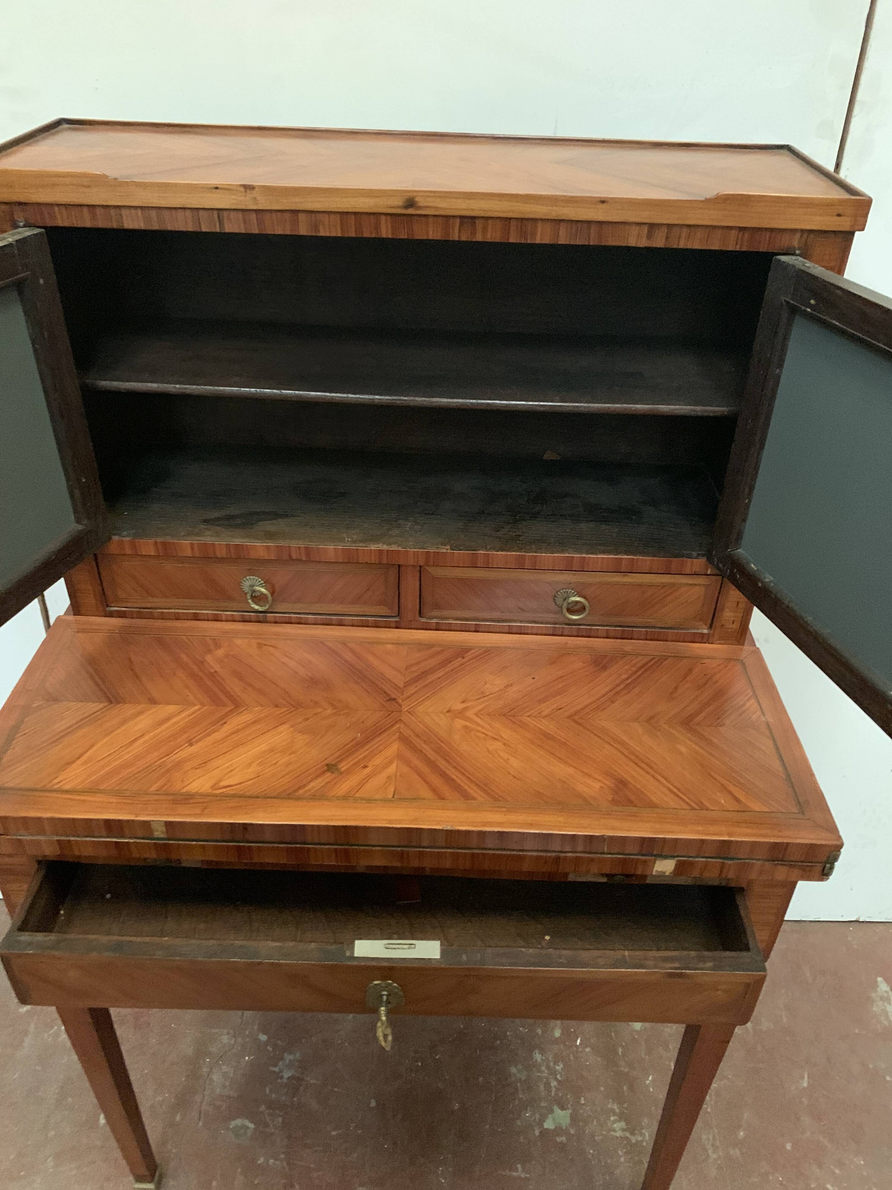 Lady desk in rosewood style Louis XVI XIX century