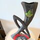 Vase forme libre lava et email design années 60