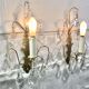 Pair of Wall Lamp Bronze And Crystal 1 Light