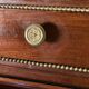Cylinder desk in solid mahogany, late 18th century