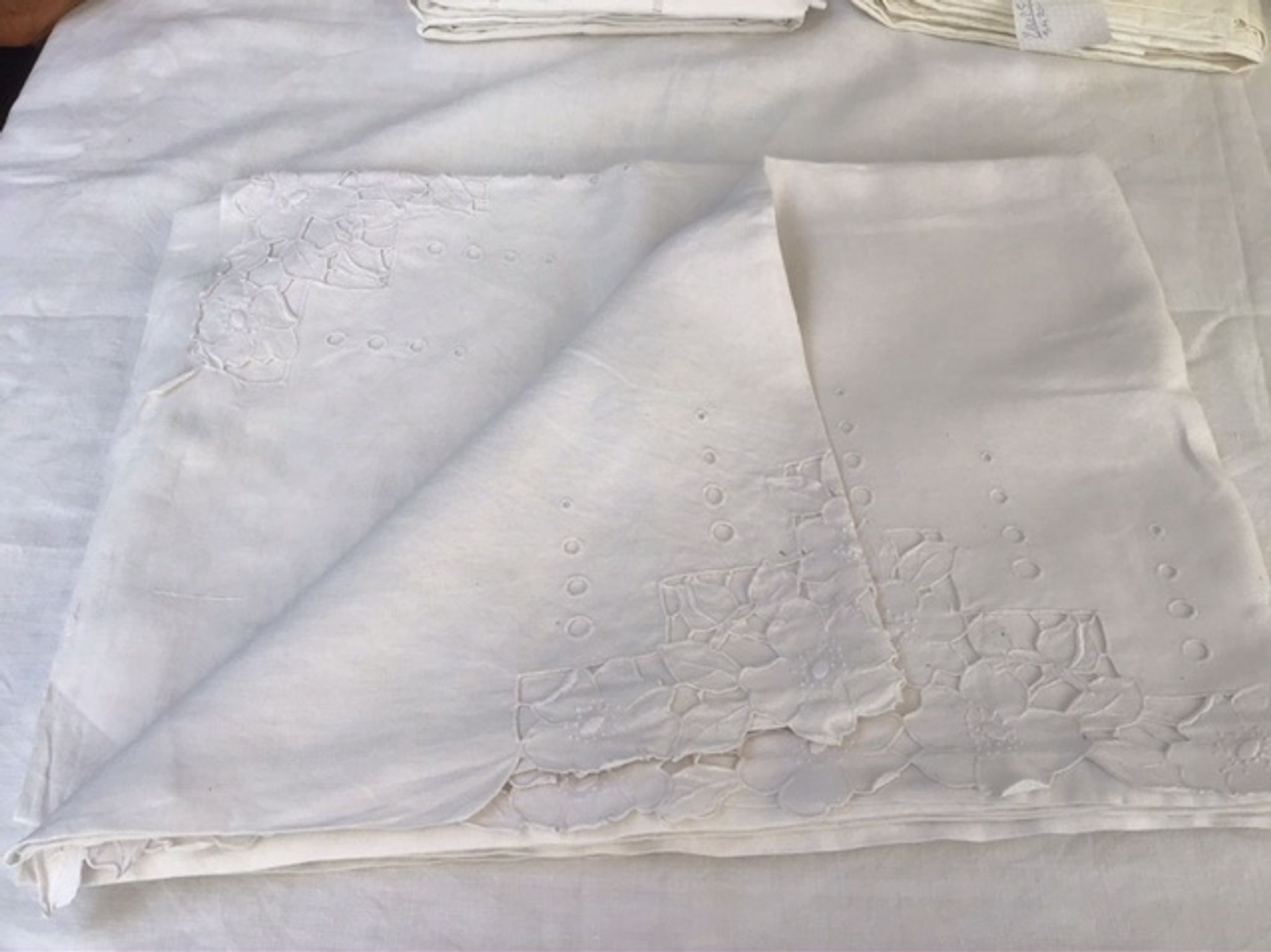 Drap Richelieu 2 personnes pur coton