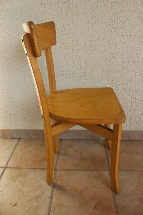 Duo de chaises bistrot années 60